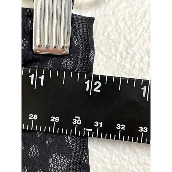 Lululemon Sz 6 Wunder Under Hi-Rise Tight Overlace HR Ice Grey Black Cropped 21" - Picture 10 of 10